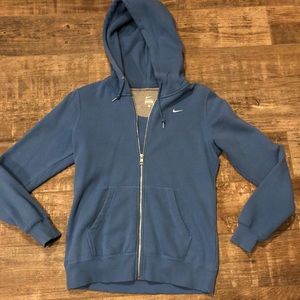 Blue Nike full zip jacket